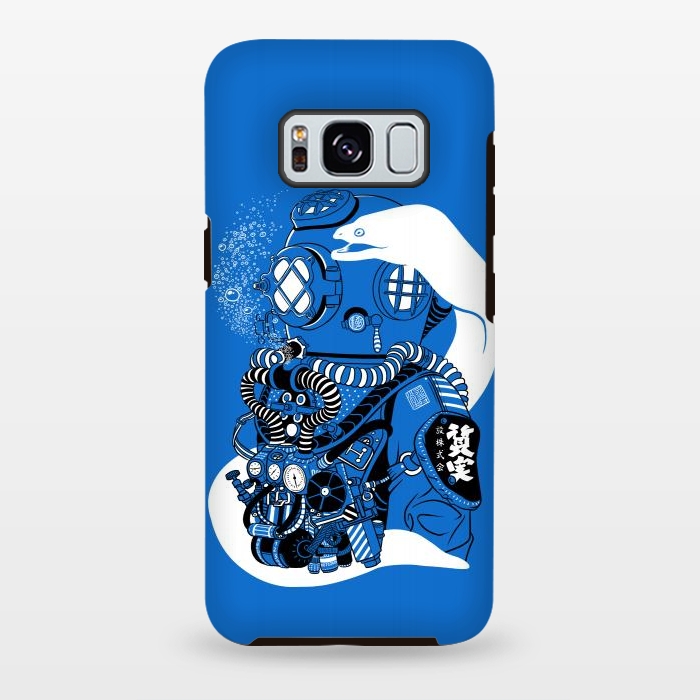 Galaxy S8 plus StrongFit Steampunk scuba diving suit by Alberto