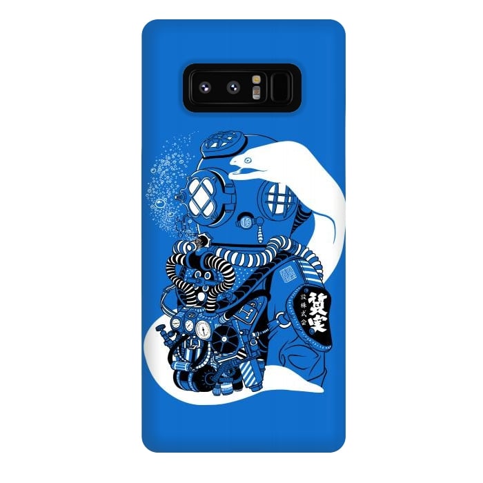 Galaxy Note 8 StrongFit Steampunk scuba diving suit by Alberto