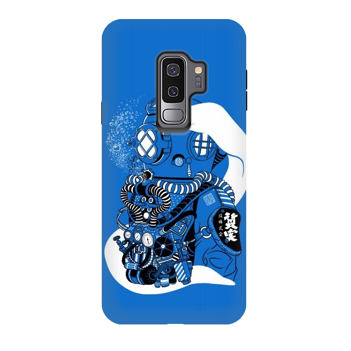 Galaxy S9 plus StrongFit Steampunk scuba diving suit by Alberto