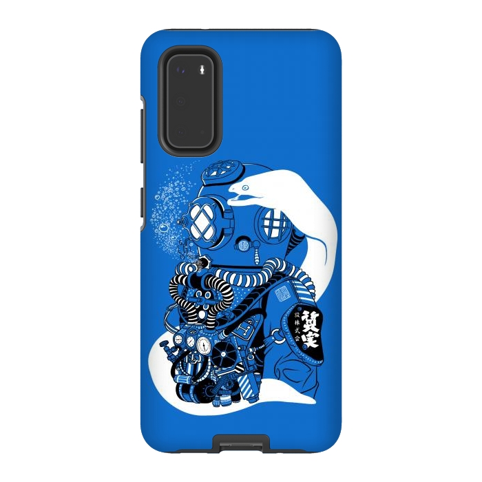 Galaxy S20 StrongFit Steampunk scuba diving suit by Alberto