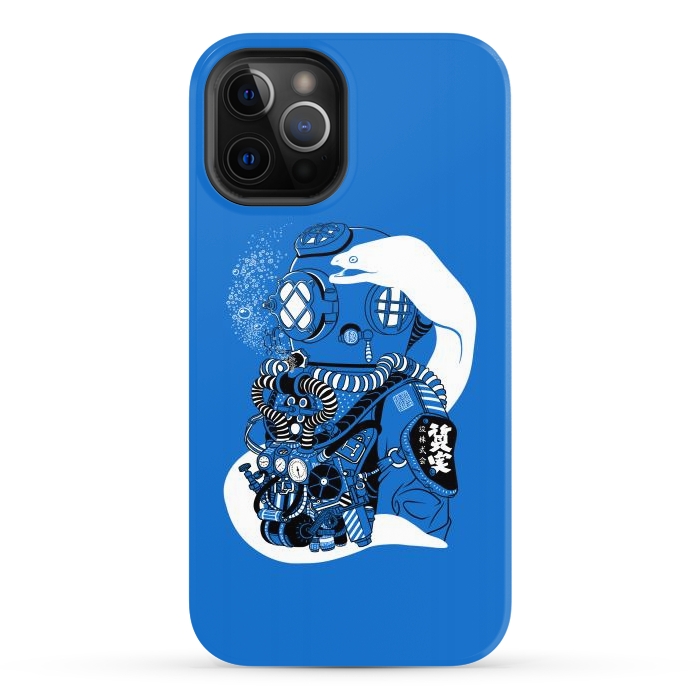 iPhone 12 Pro Max StrongFit Steampunk scuba diving suit by Alberto