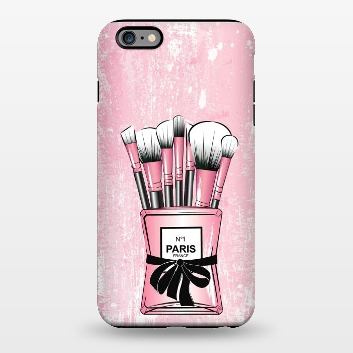 iPhone 6/6s plus StrongFit Pink Paris Brushes by Martina