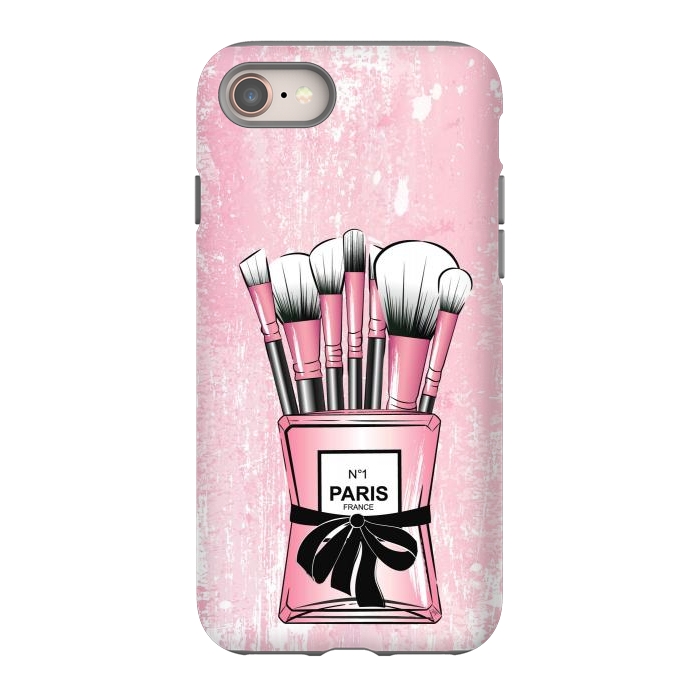 iPhone SE StrongFit Pink Paris Brushes by Martina