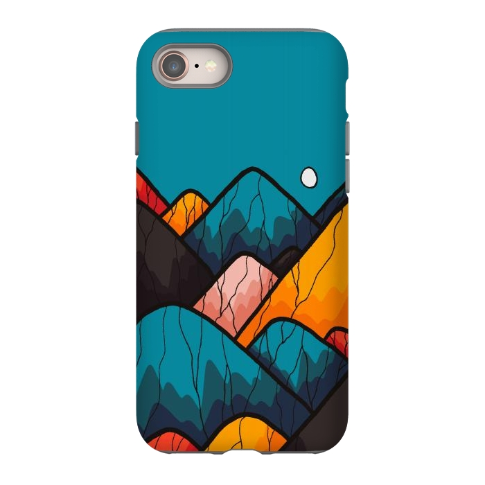 iPhone 8 StrongFit Round rock peaks by Steve Wade (Swade)