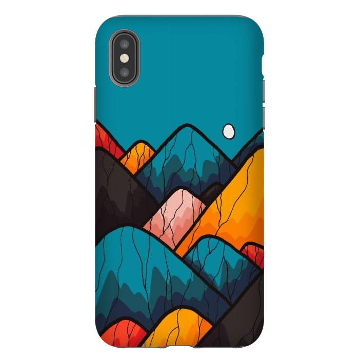 iPhone Xs Max StrongFit Round rock peaks by Steve Wade (Swade)