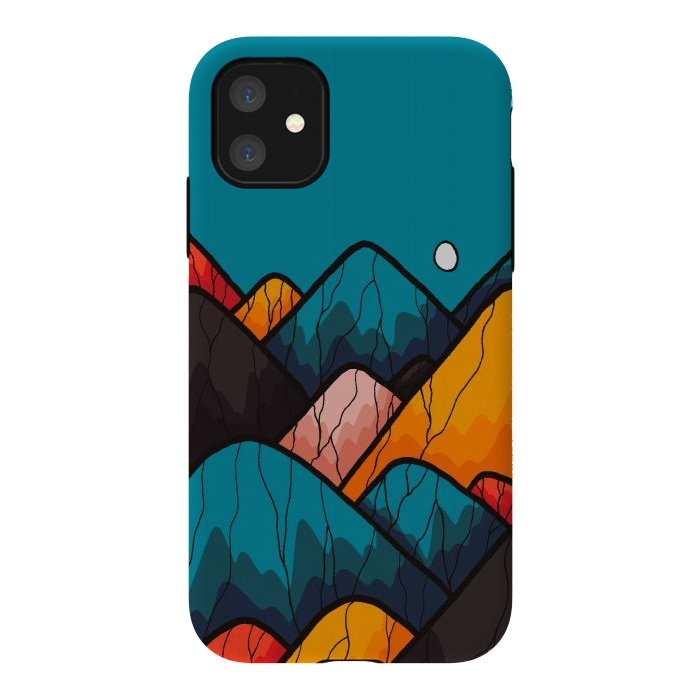 iPhone 11 StrongFit Round rock peaks by Steve Wade (Swade)