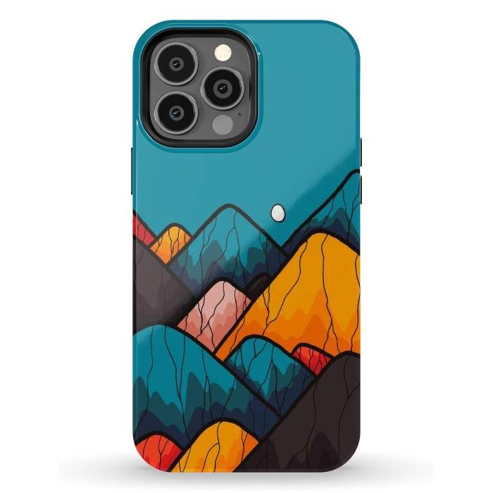 iPhone 13 Pro Max StrongFit Round rock peaks by Steve Wade (Swade)
