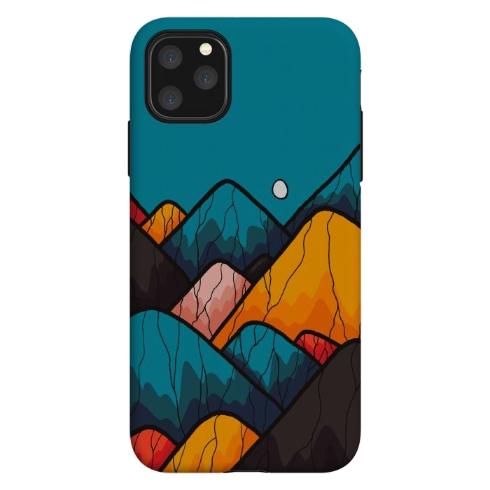 iPhone 11 Pro Max StrongFit Round rock peaks by Steve Wade (Swade)