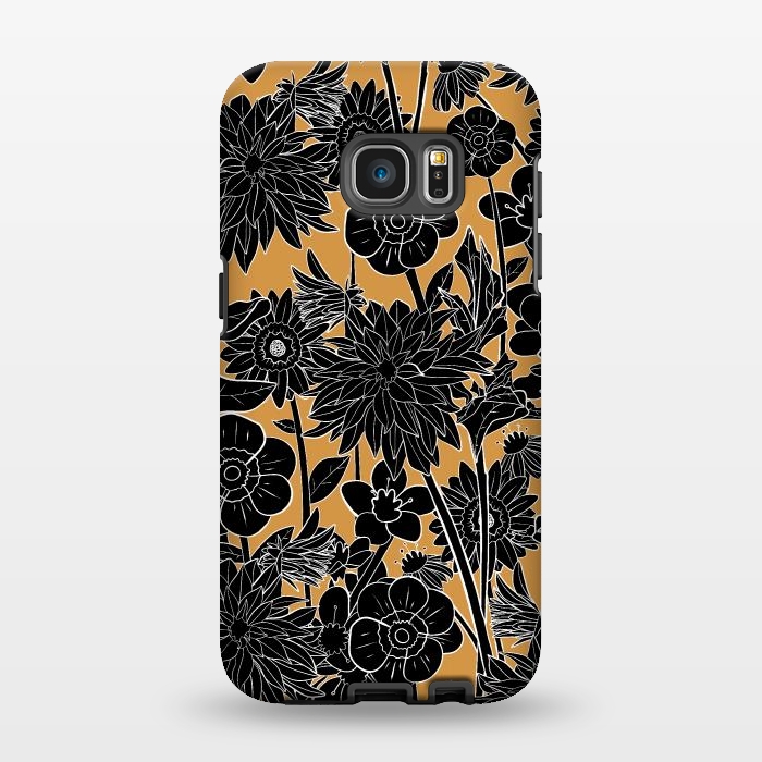 Galaxy S7 EDGE StrongFit Dark gold spring by Steve Wade (Swade)
