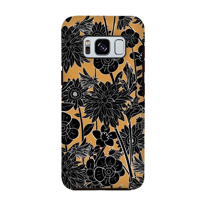 Galaxy S8 StrongFit Dark gold spring by Steve Wade (Swade)