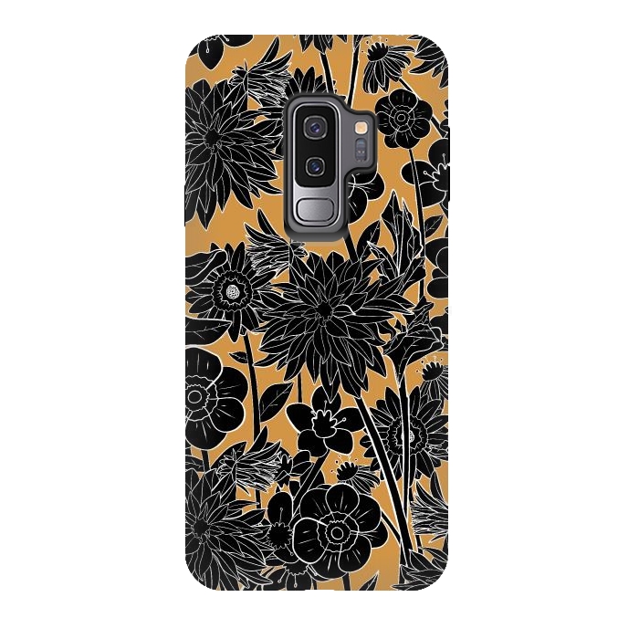 Galaxy S9 plus StrongFit Dark gold spring by Steve Wade (Swade)