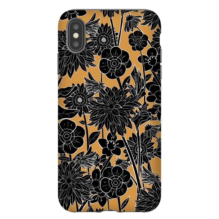 iPhone Xs Max StrongFit Dark gold spring by Steve Wade (Swade)