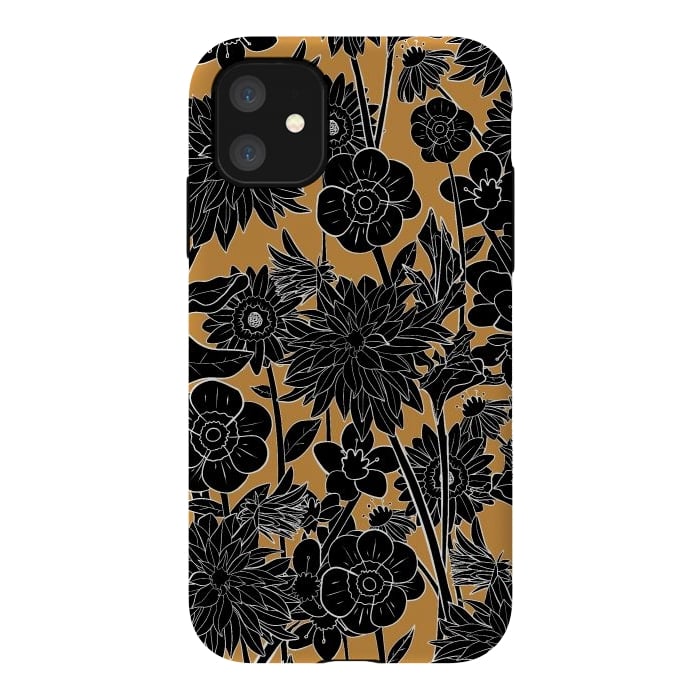 iPhone 11 StrongFit Dark gold spring by Steve Wade (Swade)