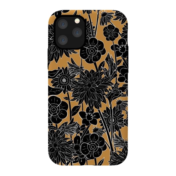 iPhone 11 Pro StrongFit Dark gold spring by Steve Wade (Swade)