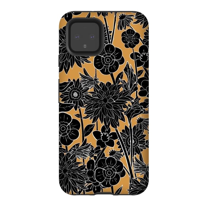 Pixel 4 StrongFit Dark gold spring by Steve Wade (Swade)