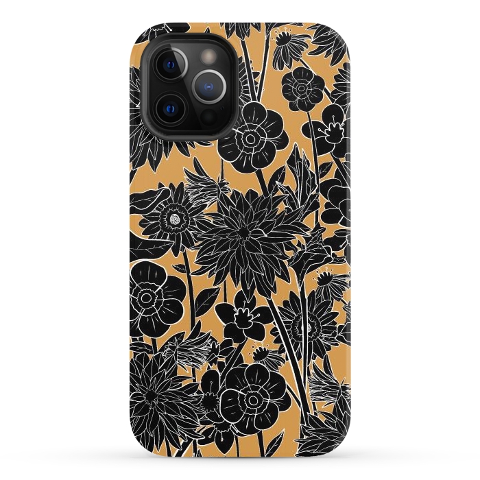 iPhone 12 Pro StrongFit Dark gold spring by Steve Wade (Swade)
