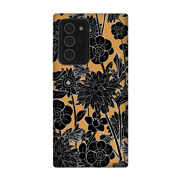 Galaxy Note 20 Ultra StrongFit Dark gold spring by Steve Wade (Swade)