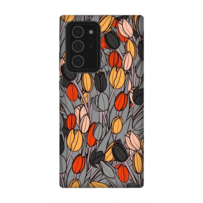 Galaxy Note 20 Ultra StrongFit A garden of tulips  by Steve Wade (Swade)