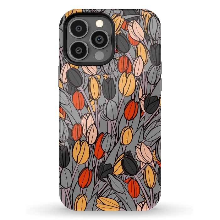 iPhone 13 Pro Max StrongFit A garden of tulips  by Steve Wade (Swade)