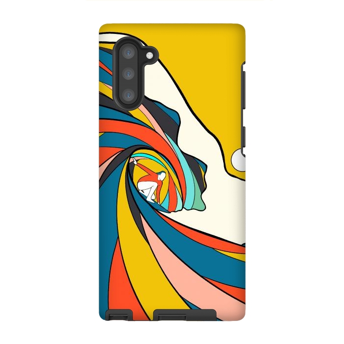 Galaxy Note 10 StrongFit The big surf wave by Steve Wade (Swade)