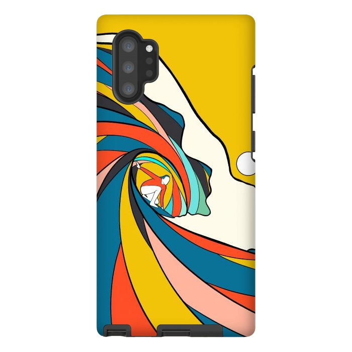 Galaxy Note 10 plus StrongFit The big surf wave by Steve Wade (Swade)