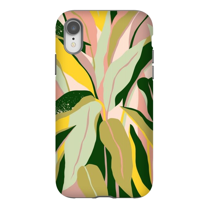iPhone Xr StrongFit Tropical Matisse Houseplant by Uma Prabhakar Gokhale