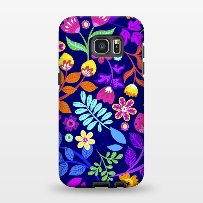 Galaxy S7 EDGE StrongFit Cute Flowers by ArtsCase