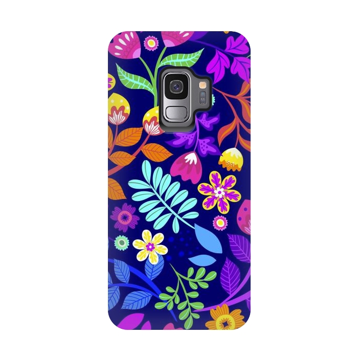 Galaxy S9 StrongFit Cute Flowers by ArtsCase