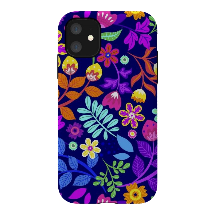iPhone 11 StrongFit Cute Flowers by ArtsCase