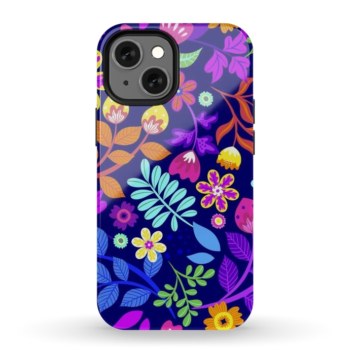 iPhone 12 mini StrongFit Cute Flowers by ArtsCase