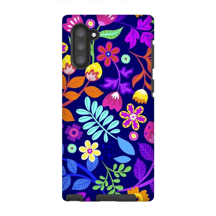 Galaxy Note 10 StrongFit Cute Flowers by ArtsCase