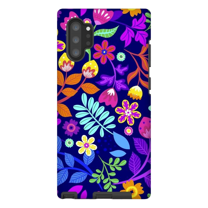 Galaxy Note 10 plus StrongFit Cute Flowers by ArtsCase