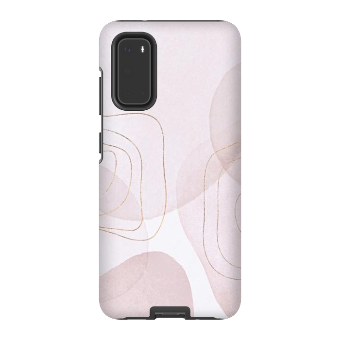 Galaxy S20 StrongFit GRAPHIC ROSE  by Monika Strigel