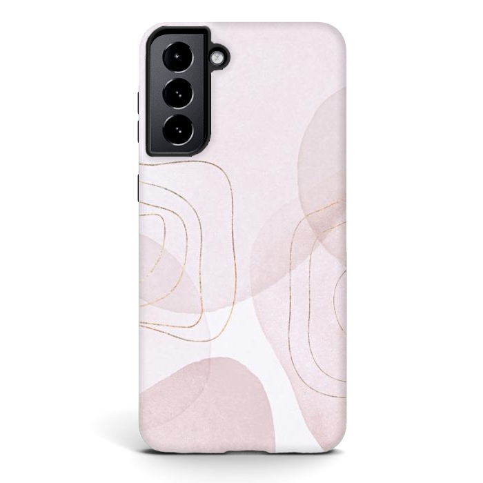 Galaxy S21 StrongFit GRAPHIC ROSE  by Monika Strigel