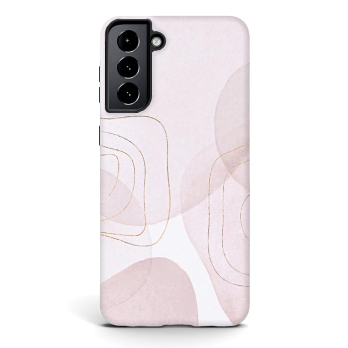 Galaxy S21 plus StrongFit GRAPHIC ROSE  by Monika Strigel