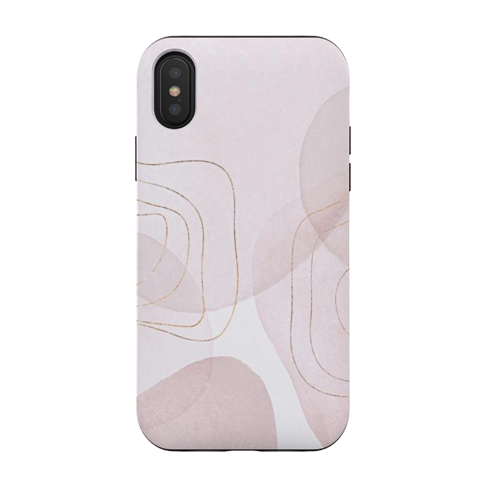 iPhone Xs / X StrongFit GRAPHIC ROSE  by Monika Strigel