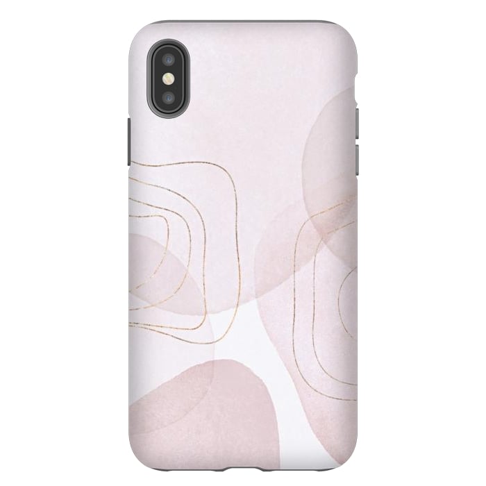 iPhone Xs Max StrongFit GRAPHIC ROSE  by Monika Strigel