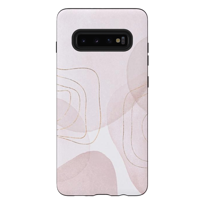 Galaxy S10 plus StrongFit GRAPHIC ROSE  by Monika Strigel