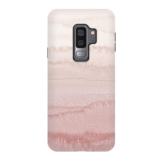 Galaxy S9 plus StrongFit WITHIN THE TIDES - BALLERINA BLUSH by Monika Strigel