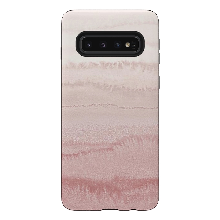 Galaxy S10 StrongFit WITHIN THE TIDES - BALLERINA BLUSH by Monika Strigel