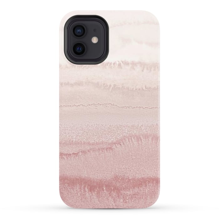 iPhone 12 StrongFit WITHIN THE TIDES - BALLERINA BLUSH by Monika Strigel