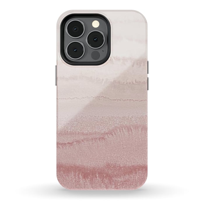 iPhone 13 pro StrongFit WITHIN THE TIDES - BALLERINA BLUSH by Monika Strigel