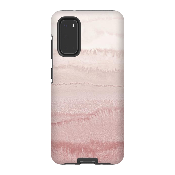Galaxy S20 StrongFit WITHIN THE TIDES - BALLERINA BLUSH by Monika Strigel
