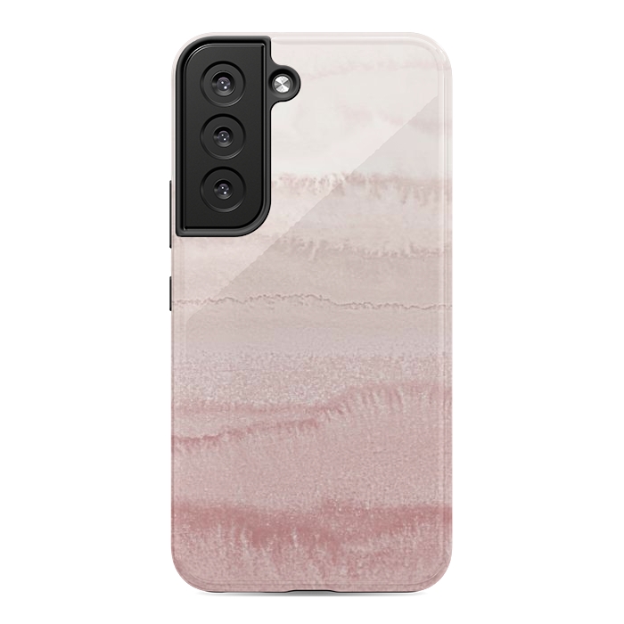 Galaxy S22 StrongFit WITHIN THE TIDES - BALLERINA BLUSH by Monika Strigel