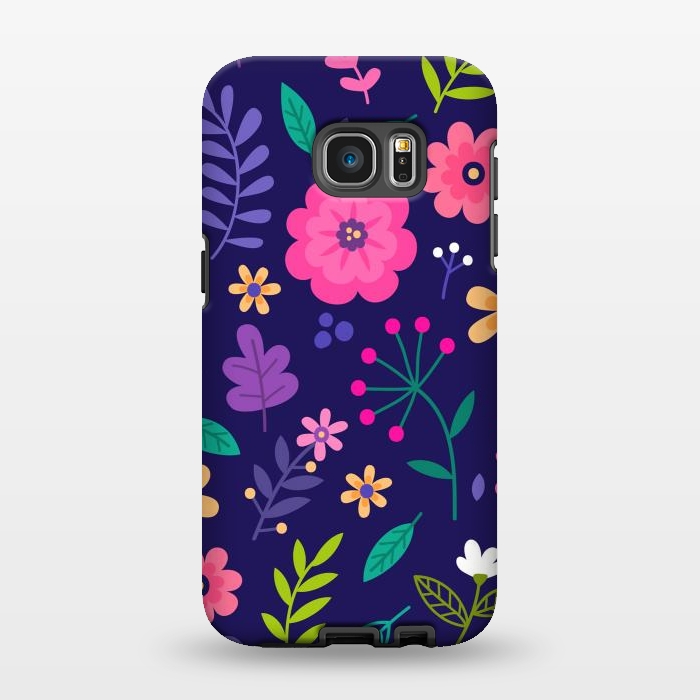 Galaxy S7 EDGE StrongFit Ditsy Flowers by ArtsCase