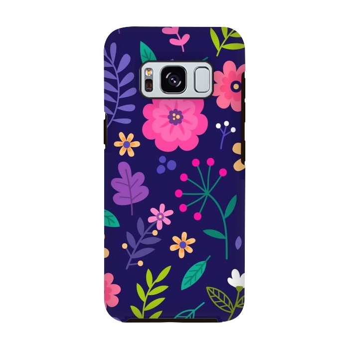 Galaxy S8 StrongFit Ditsy Flowers by ArtsCase
