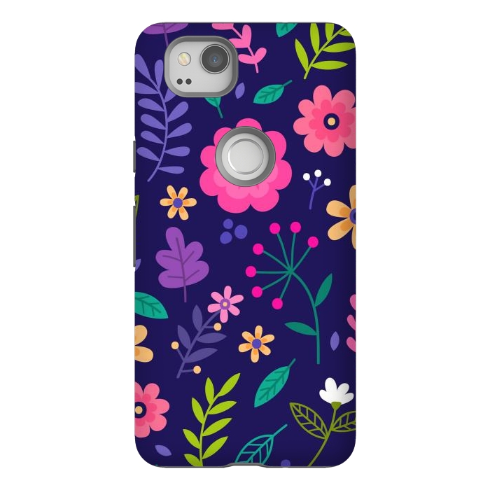 Pixel 2 StrongFit Ditsy Flowers by ArtsCase