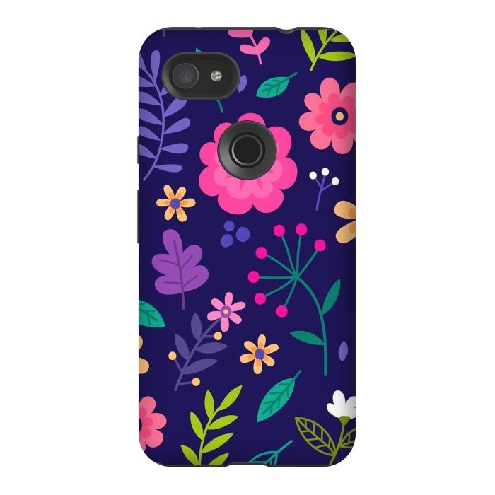 Pixel 3AXL StrongFit Ditsy Flowers by ArtsCase