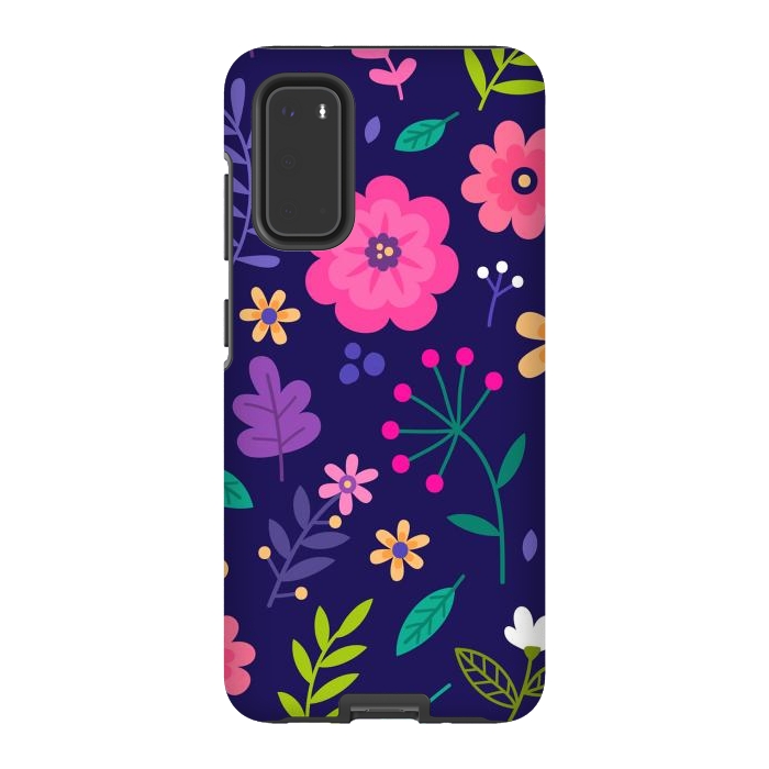 Galaxy S20 StrongFit Ditsy Flowers by ArtsCase