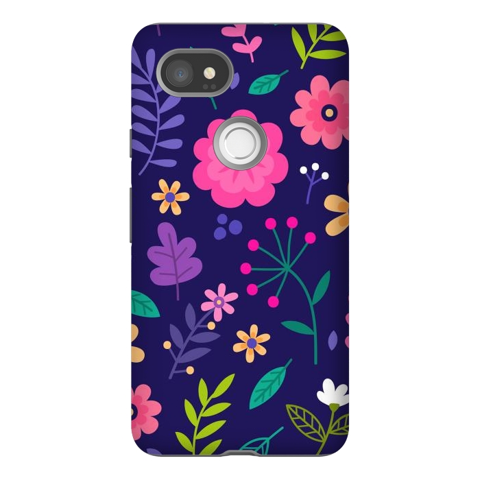 Pixel 2XL StrongFit Ditsy Flowers by ArtsCase